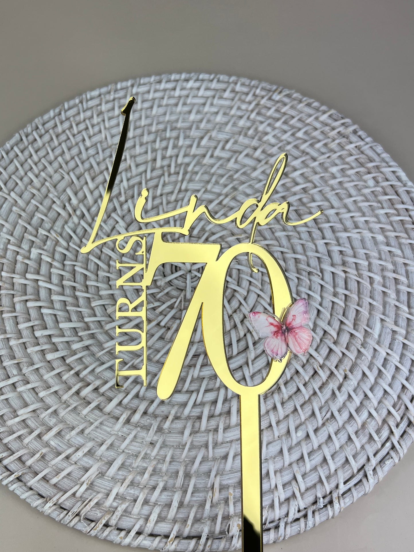 Custom Acrylic Cake Toppers