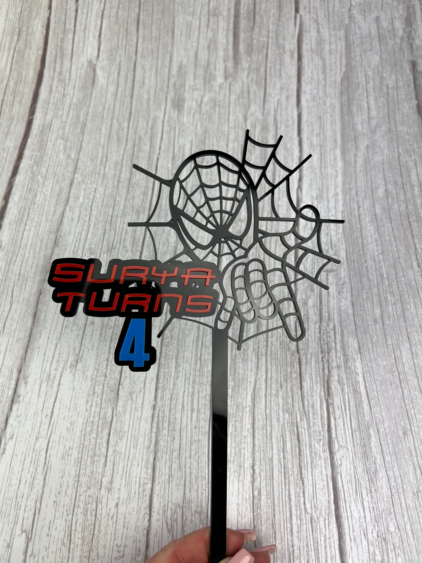 Spiderman Cake Topper