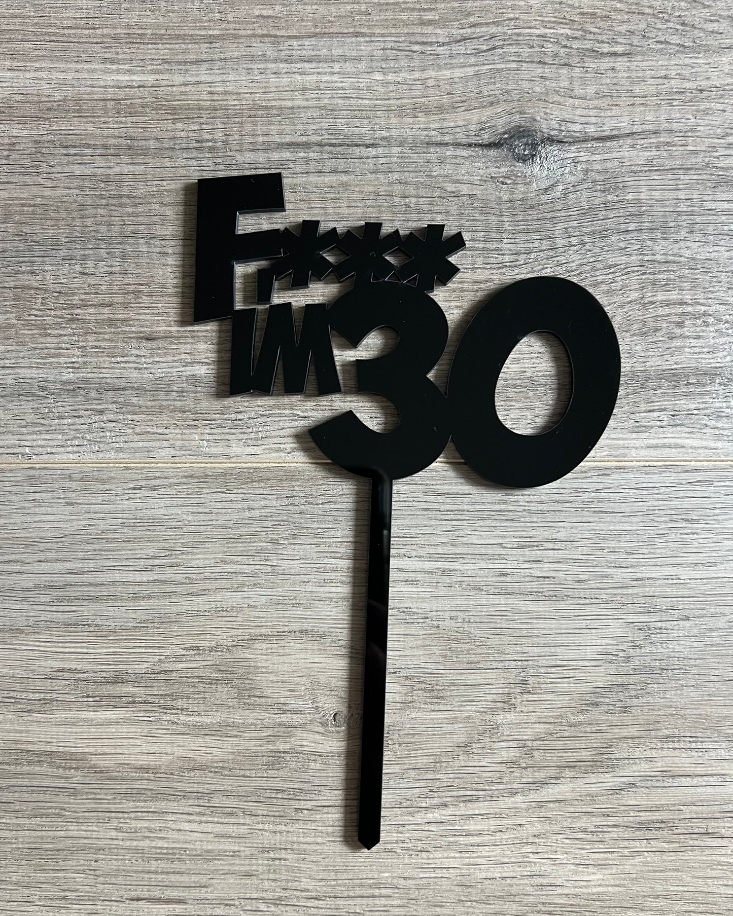 Custom Acrylic Cake Toppers