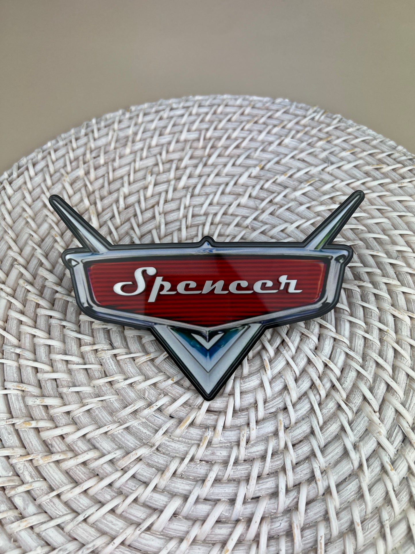 Printed Cars + 3D Acrylic Cake Topper