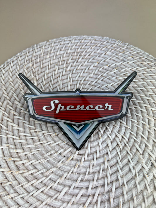 Printed Cars + 3D Acrylic Cake Topper