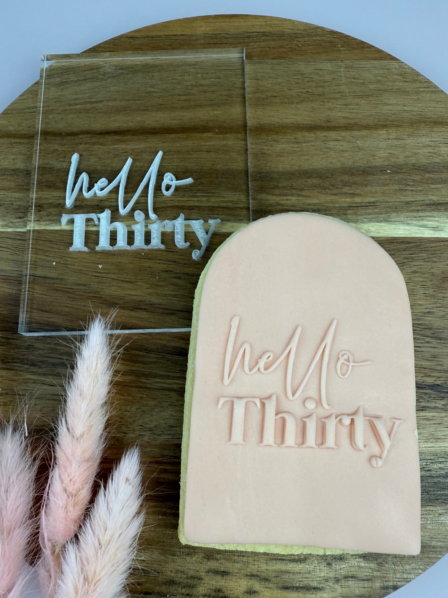 HELLO THIRTY - COOKIE STAMP