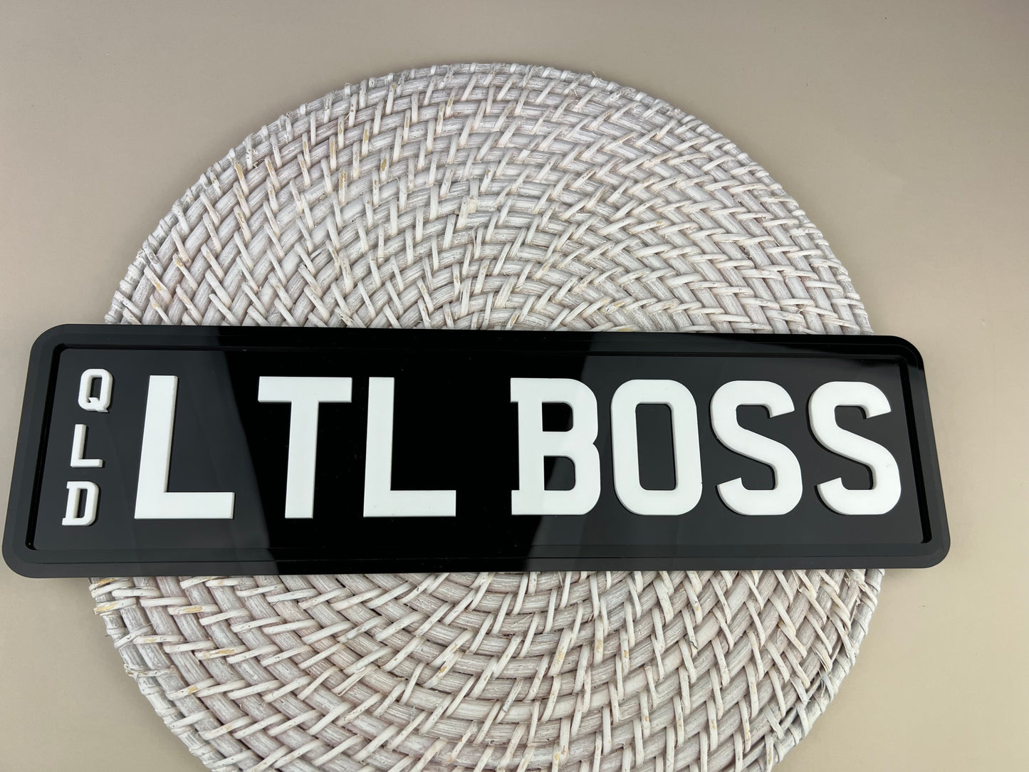 Novelty Acrylic Number Plates