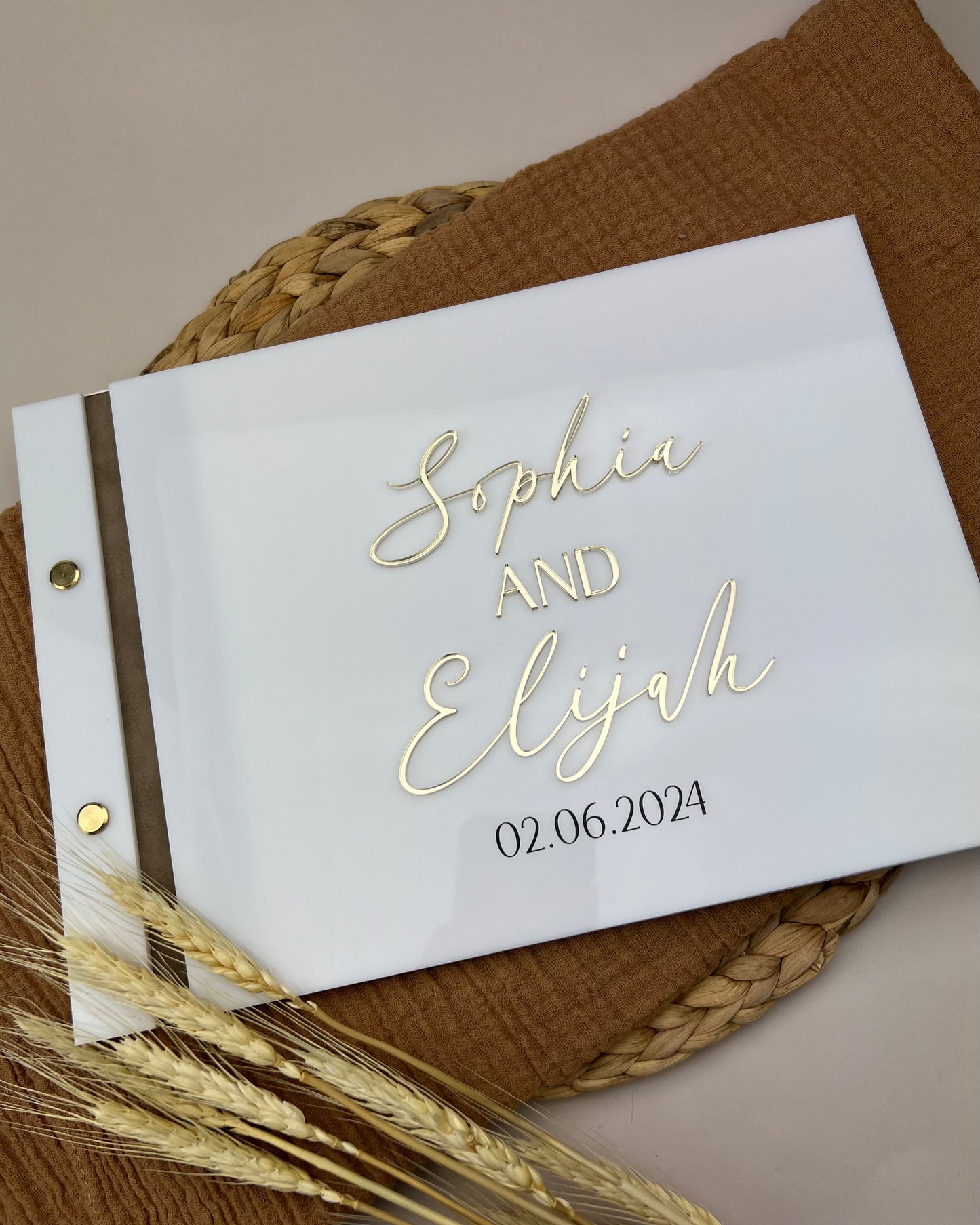 Personalised Acrylic Guest Book (A4)