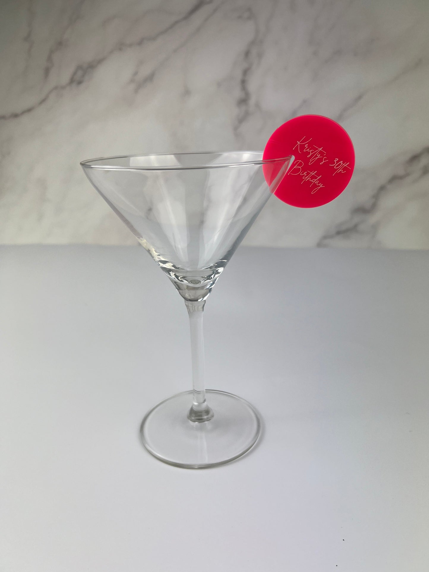 Acrylic Drink Tags