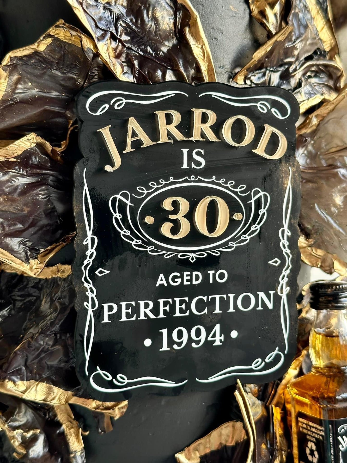 Vintage - Cake Plaque