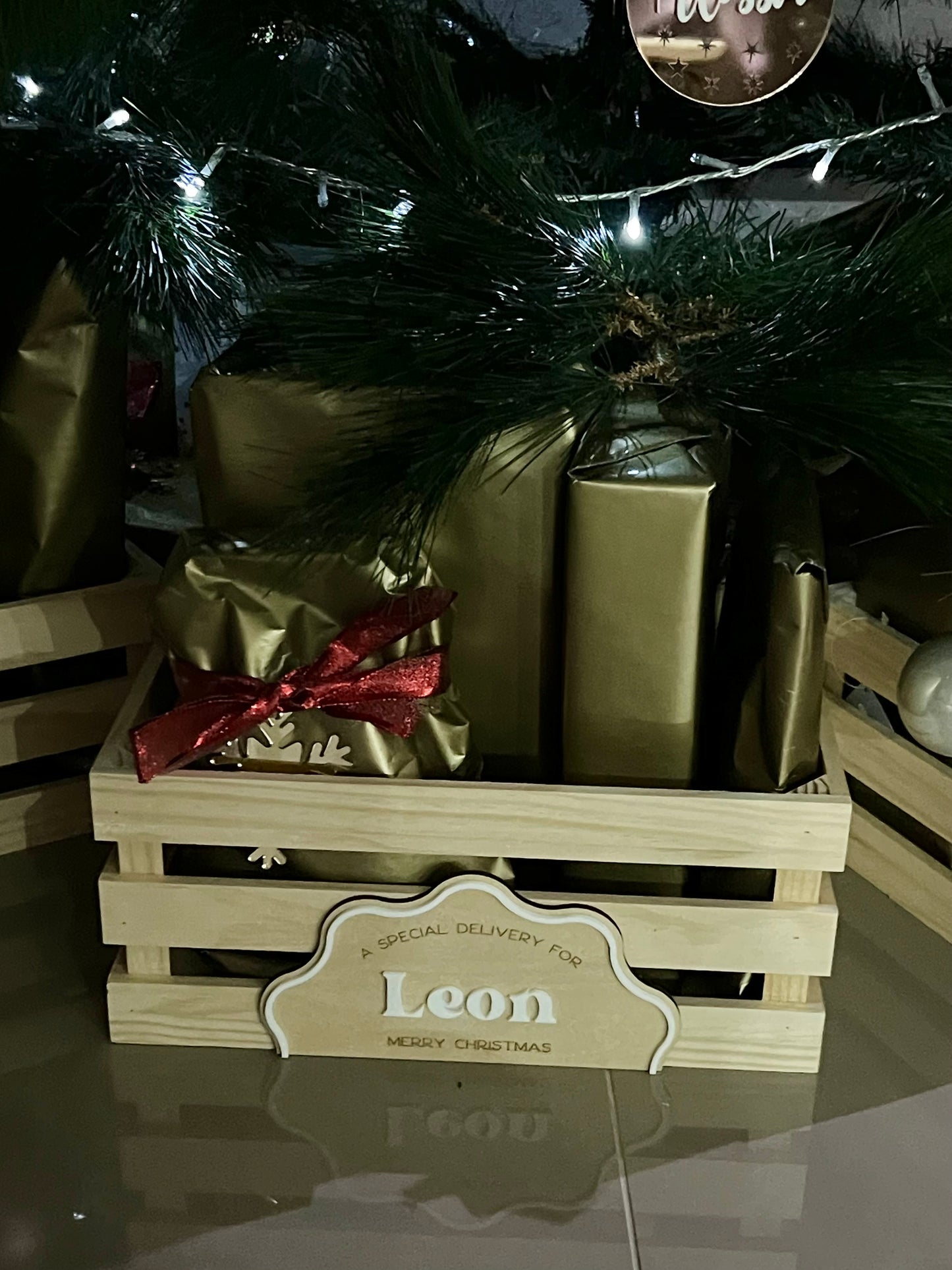 Personalised Wooden Crate