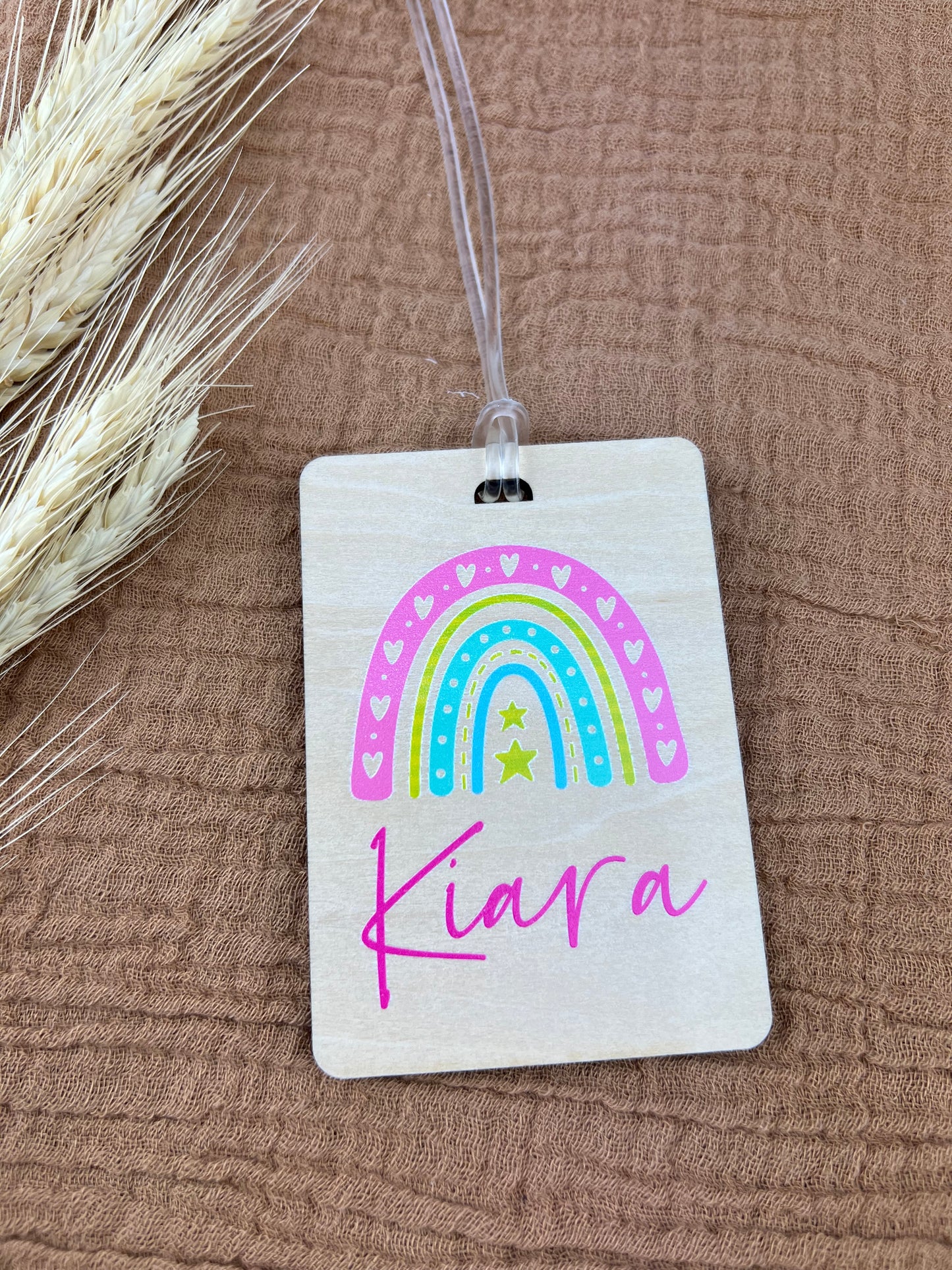 Printed Timber Bag Tag