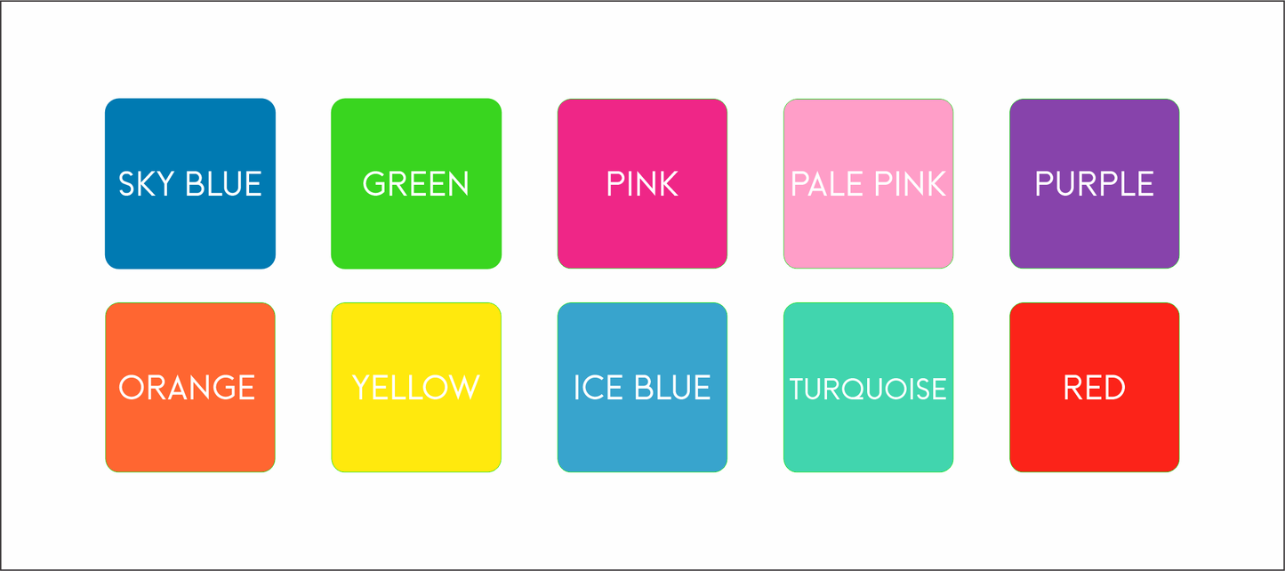 Acrylic Routine Chart