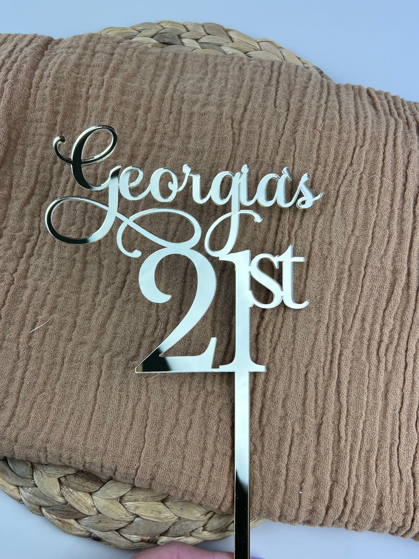 Custom Acrylic Cake Toppers