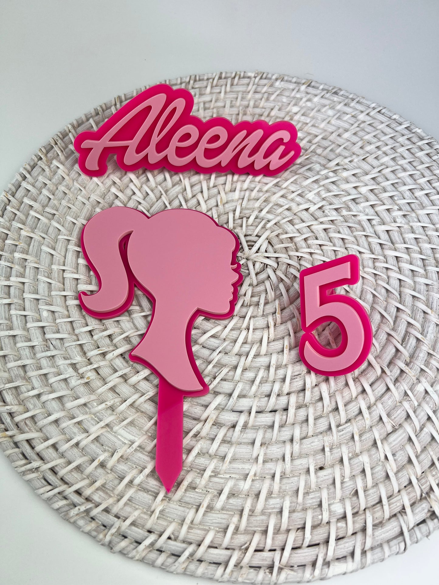 Barbie Cake Topper Set