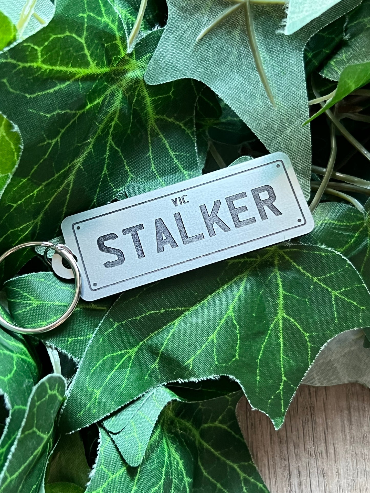 Personalised 'Number Plate' Keyring