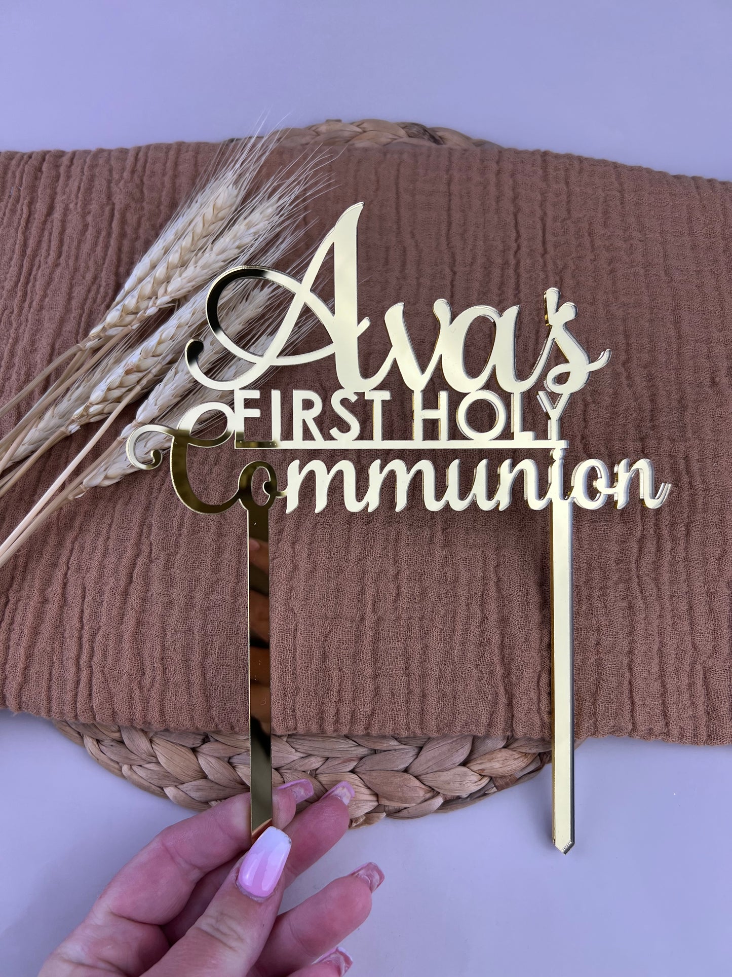 Custom Acrylic Cake Toppers