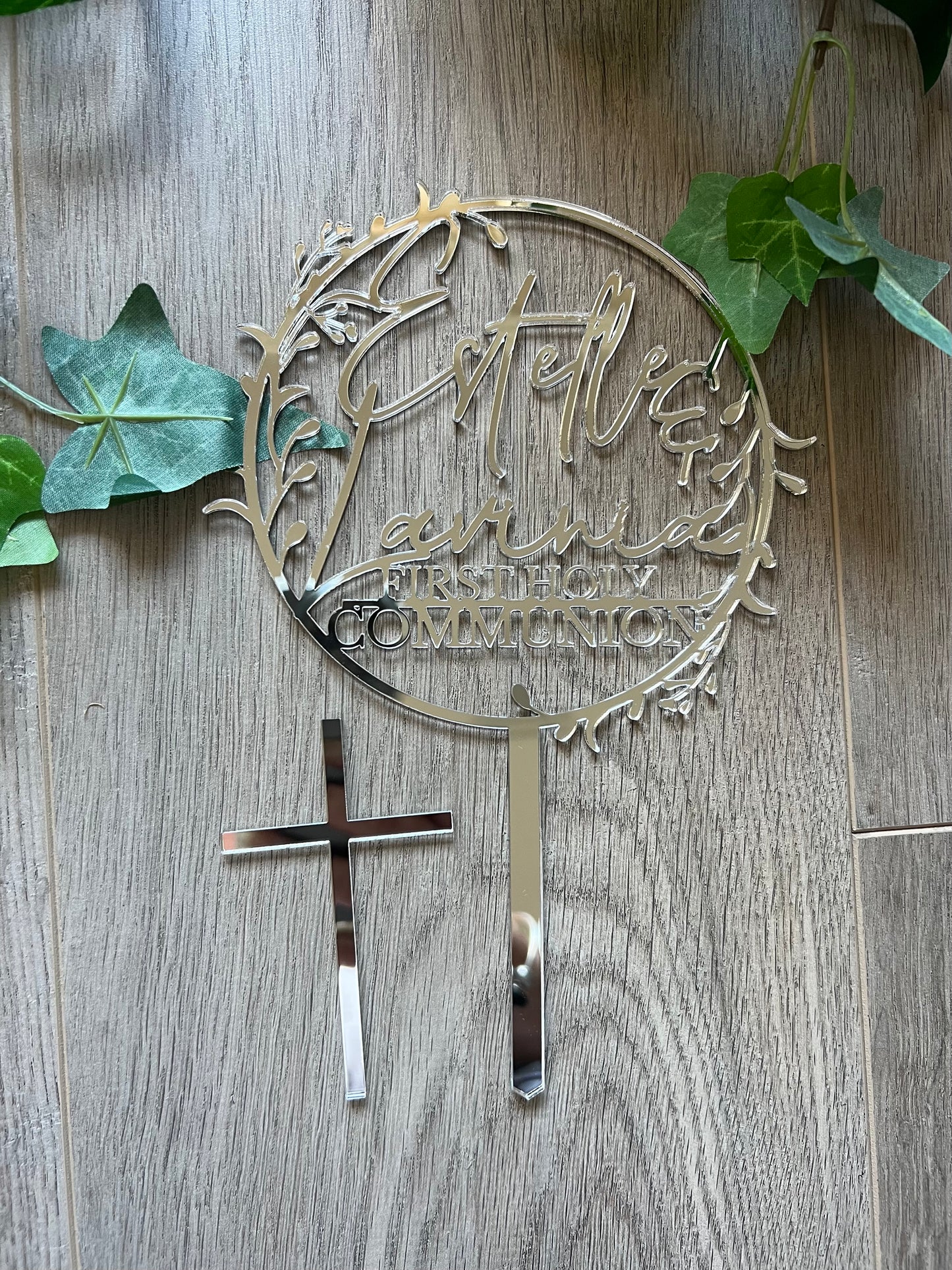 'Cross/Crucifix' Cake Topper