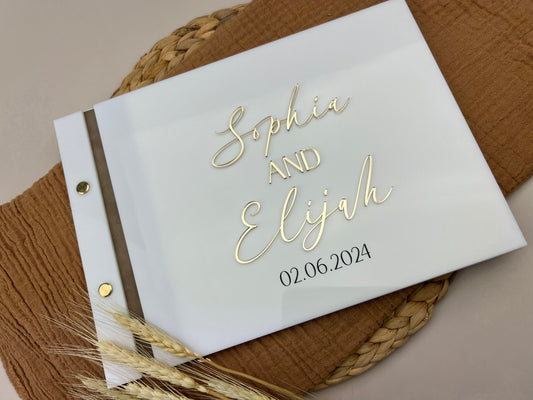 Personalised Acrylic Guest Book (A4)