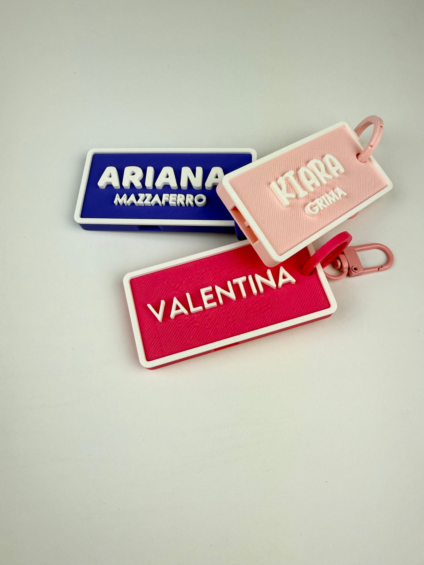 Personalised 3D Printed Whistle Bag Tag – Custom Sports & School Name Tag