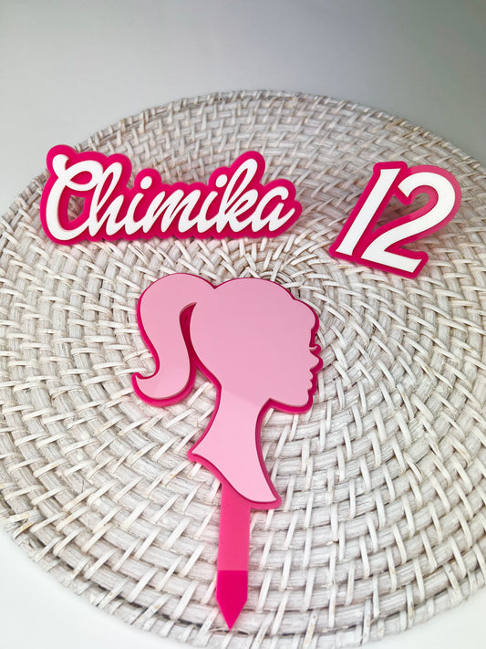 Barbie Cake Topper Set
