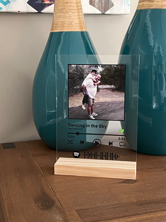 Spotify Acrylic Music Plaque (Scannable)