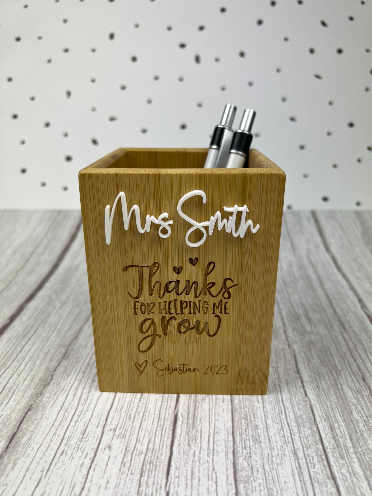 Personalised Pencil Holder