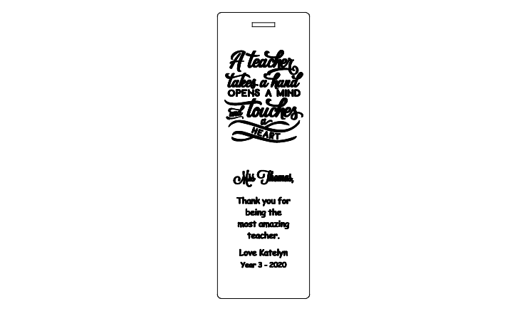 Timber Bookmarks