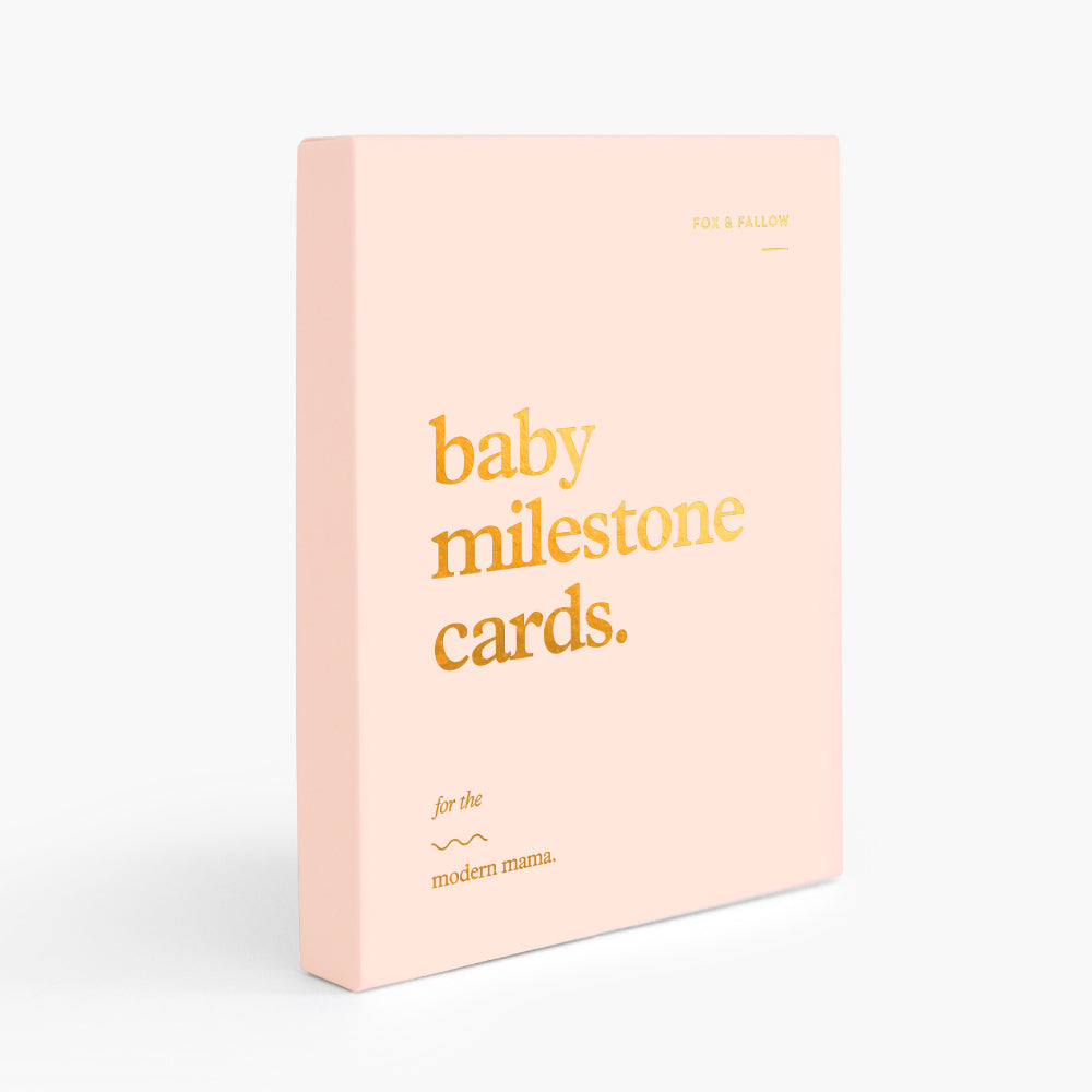 Baby Milestone Cards (Boxed Set) - Cream