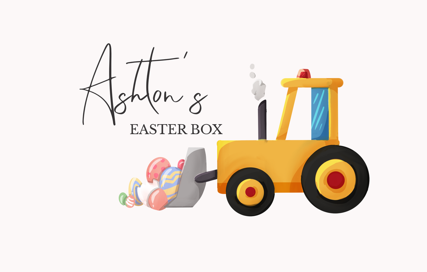 Printed Timber Easter Boxes (Dozer)