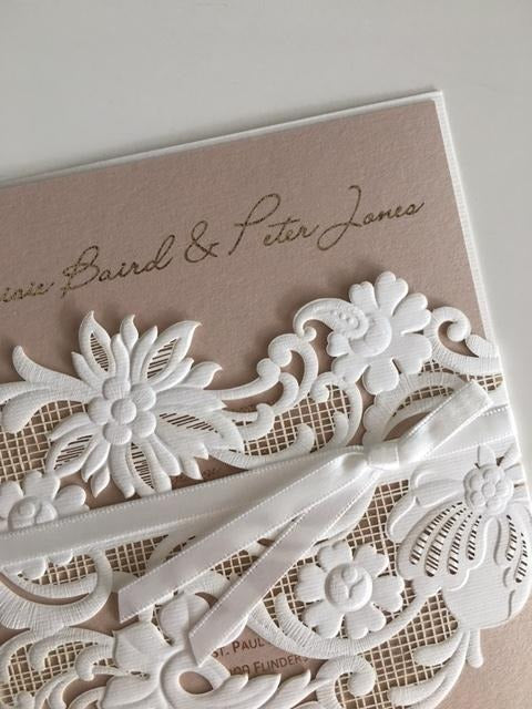 DIY Enchanted Lasercut Invitation Enclosure + Envelope