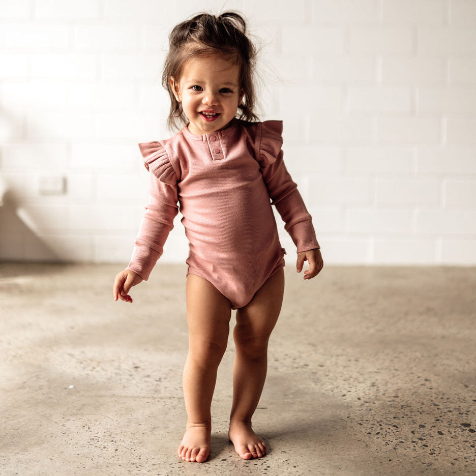 Rose Long Sleeve Bodysuit