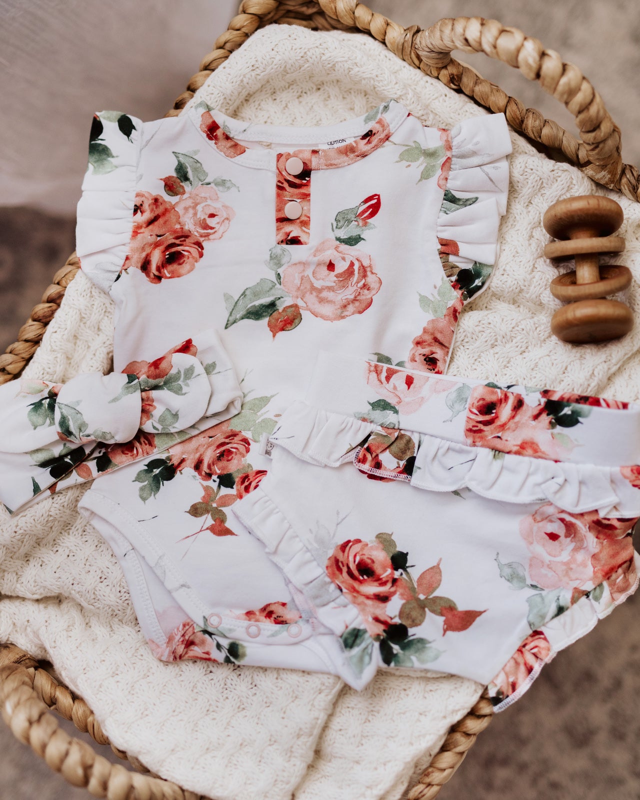 Rosebud Short Sleeve Bodysuit