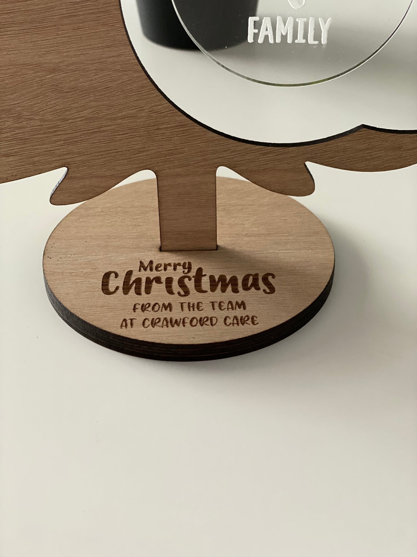 Personalised Freestanding Timber Christmas Tree