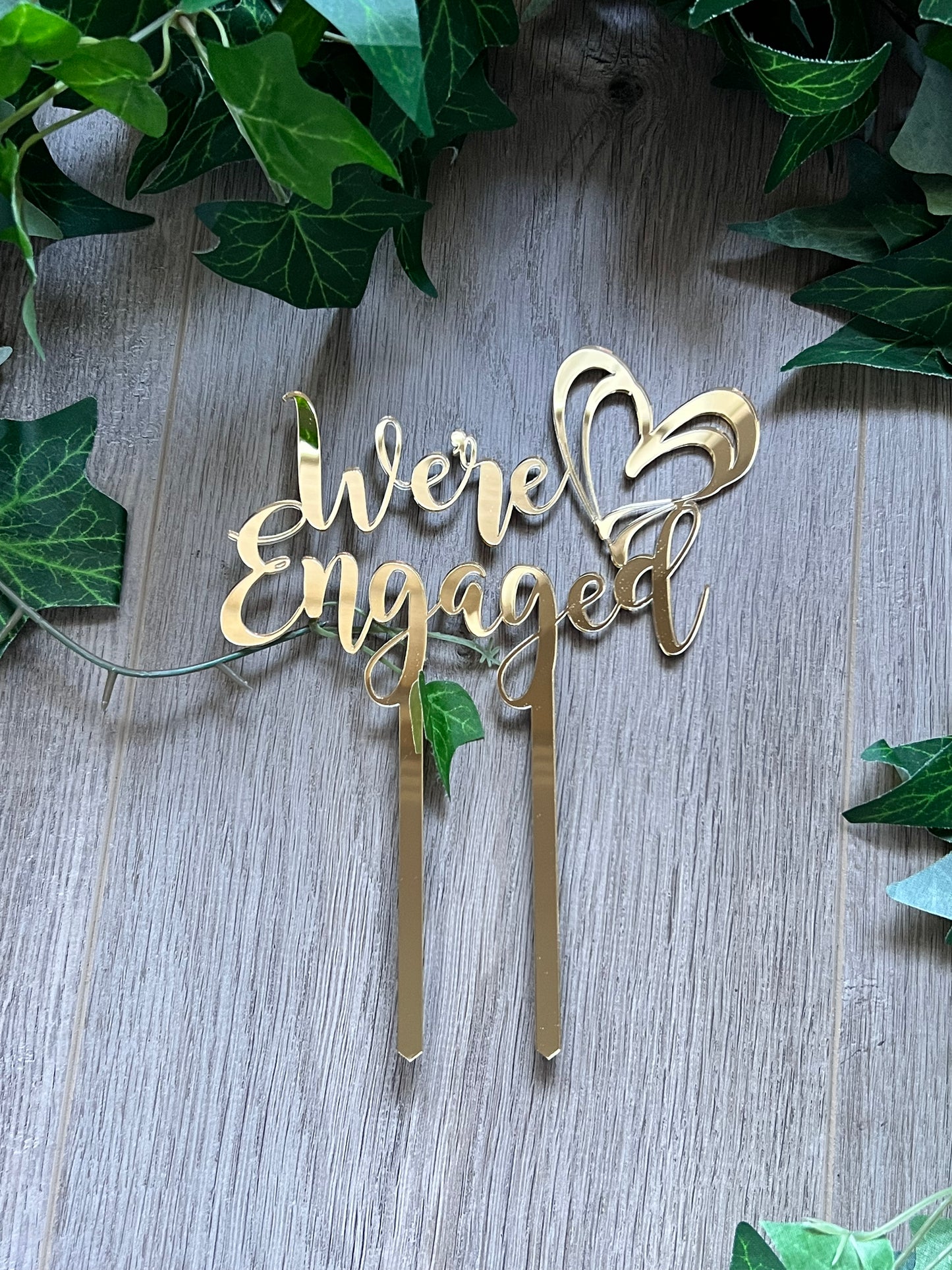 Custom Acrylic Cake Toppers