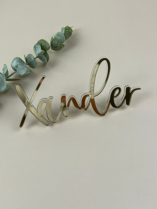 Single Layer Acrylic Cake Plaque