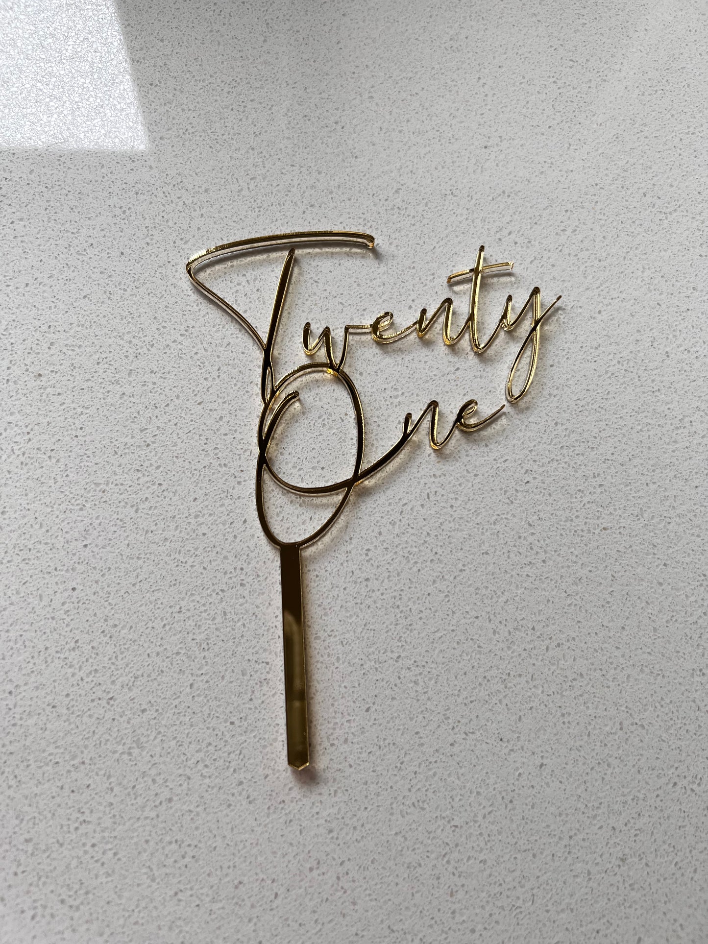 Custom Acrylic Cake Toppers