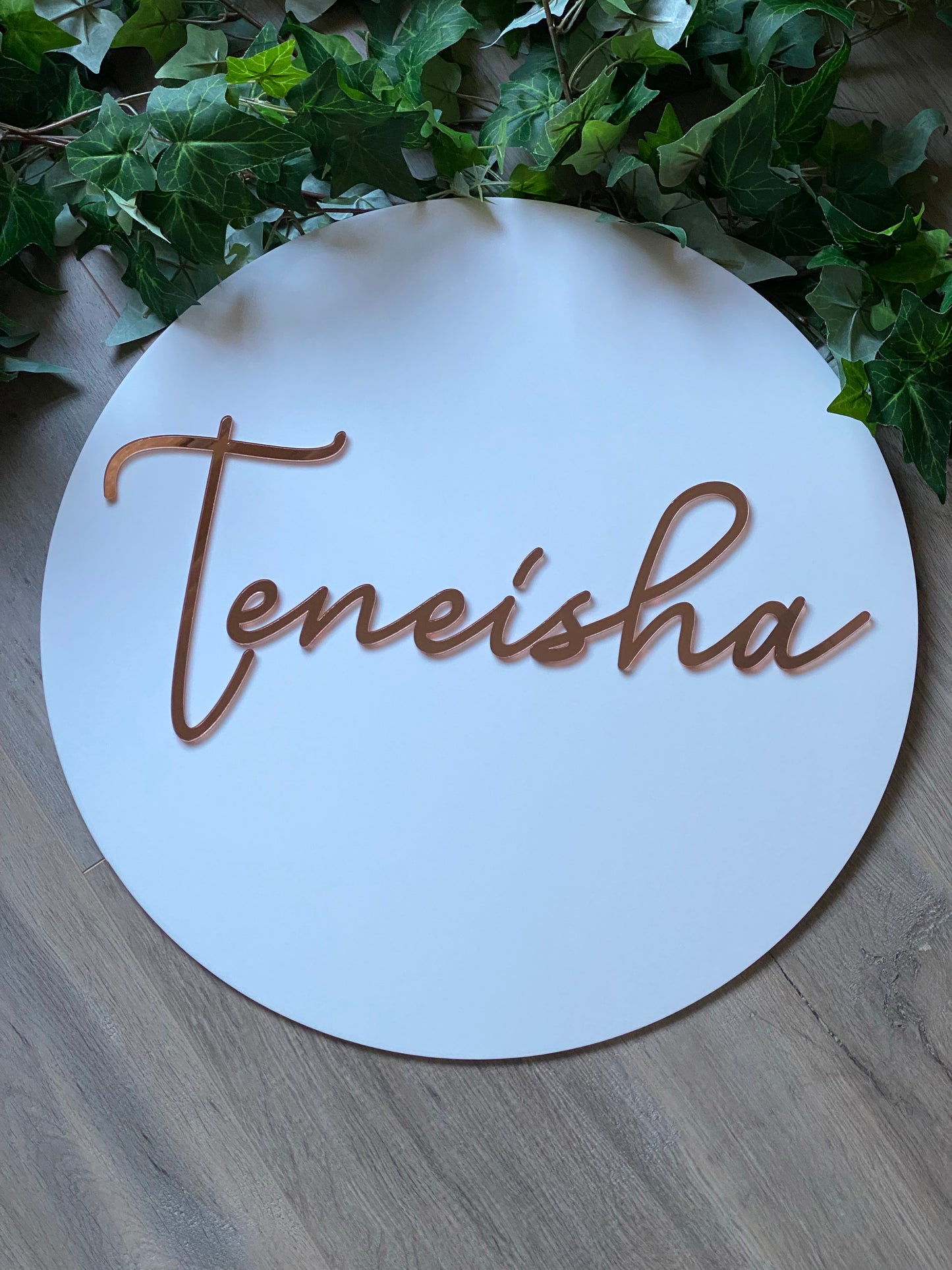 Round Acrylic Sign/Plaque