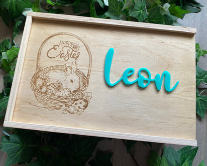 Personalised Timber Easter Boxes