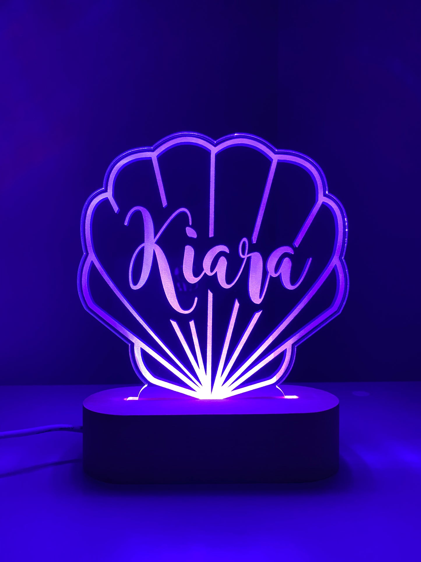 Personalised ‘Shell’ Design Night Light