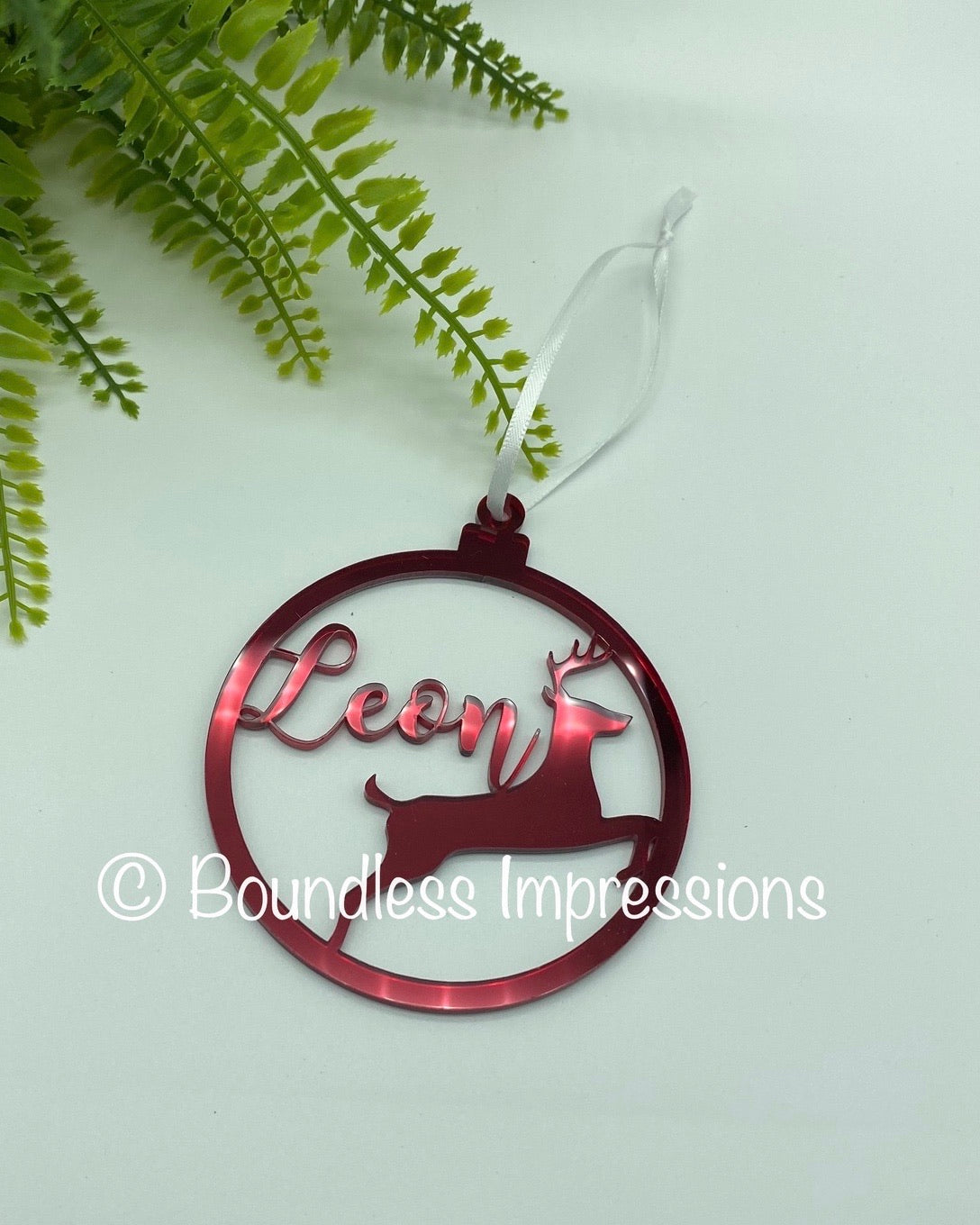 Hoop Christmas Ornaments