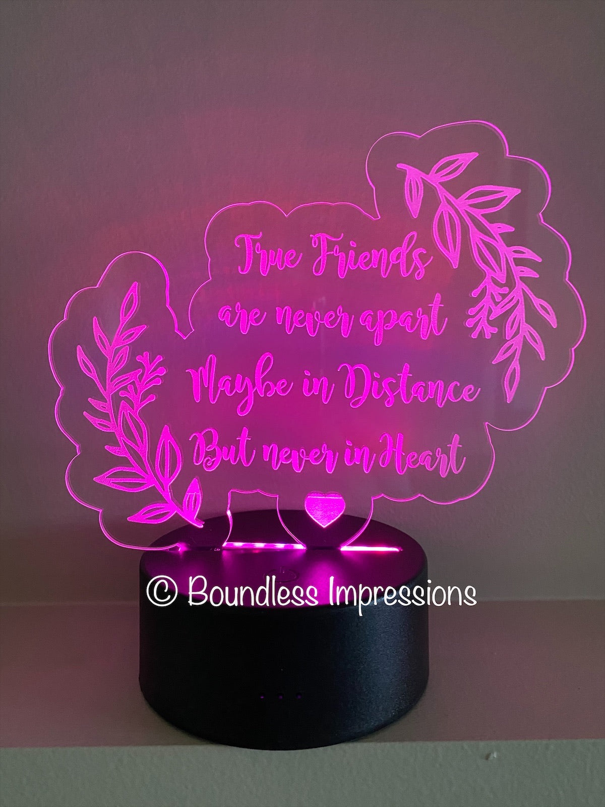 Personalised Colour Changing Night Lights