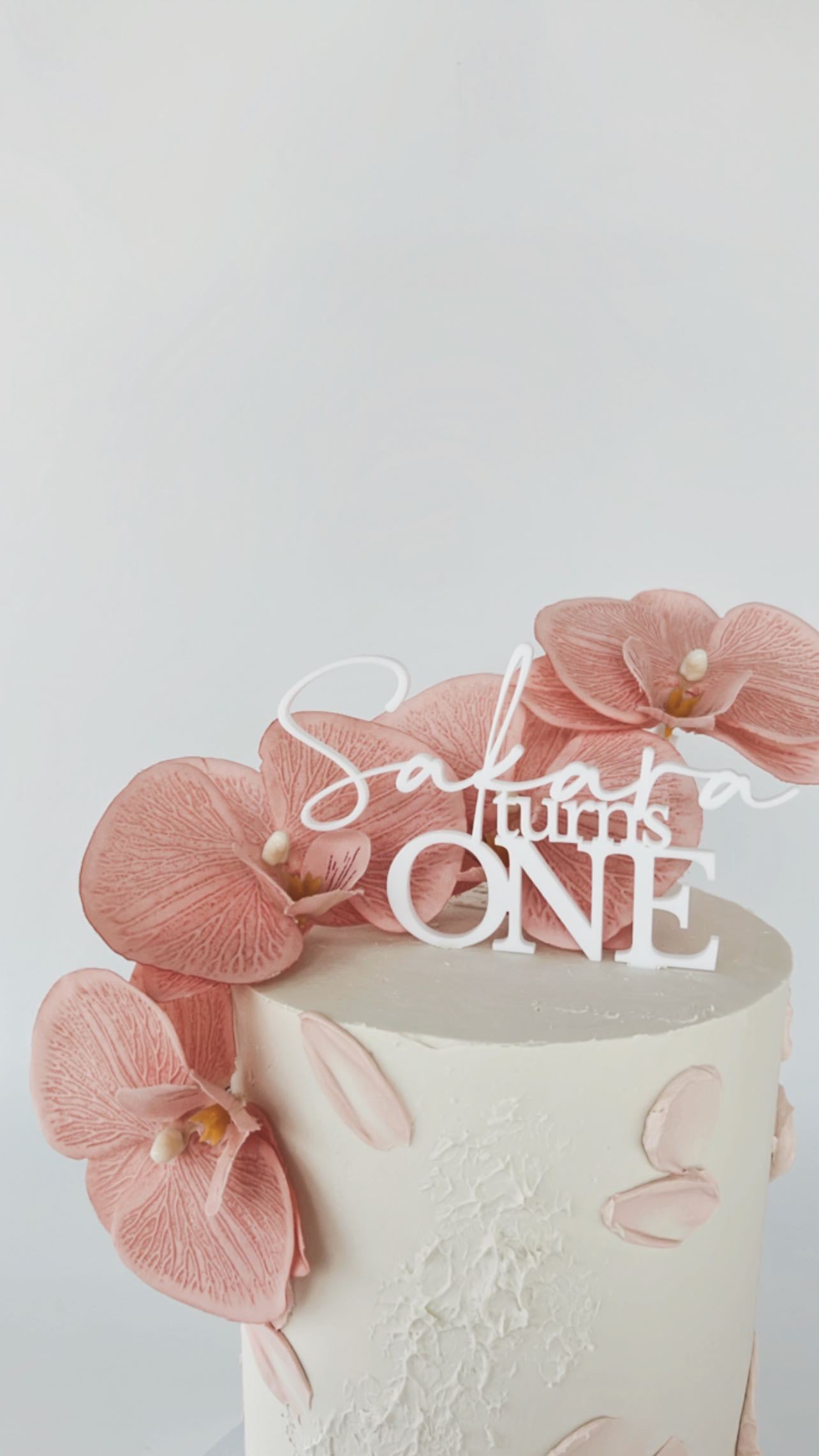 Custom Acrylic Cake Toppers