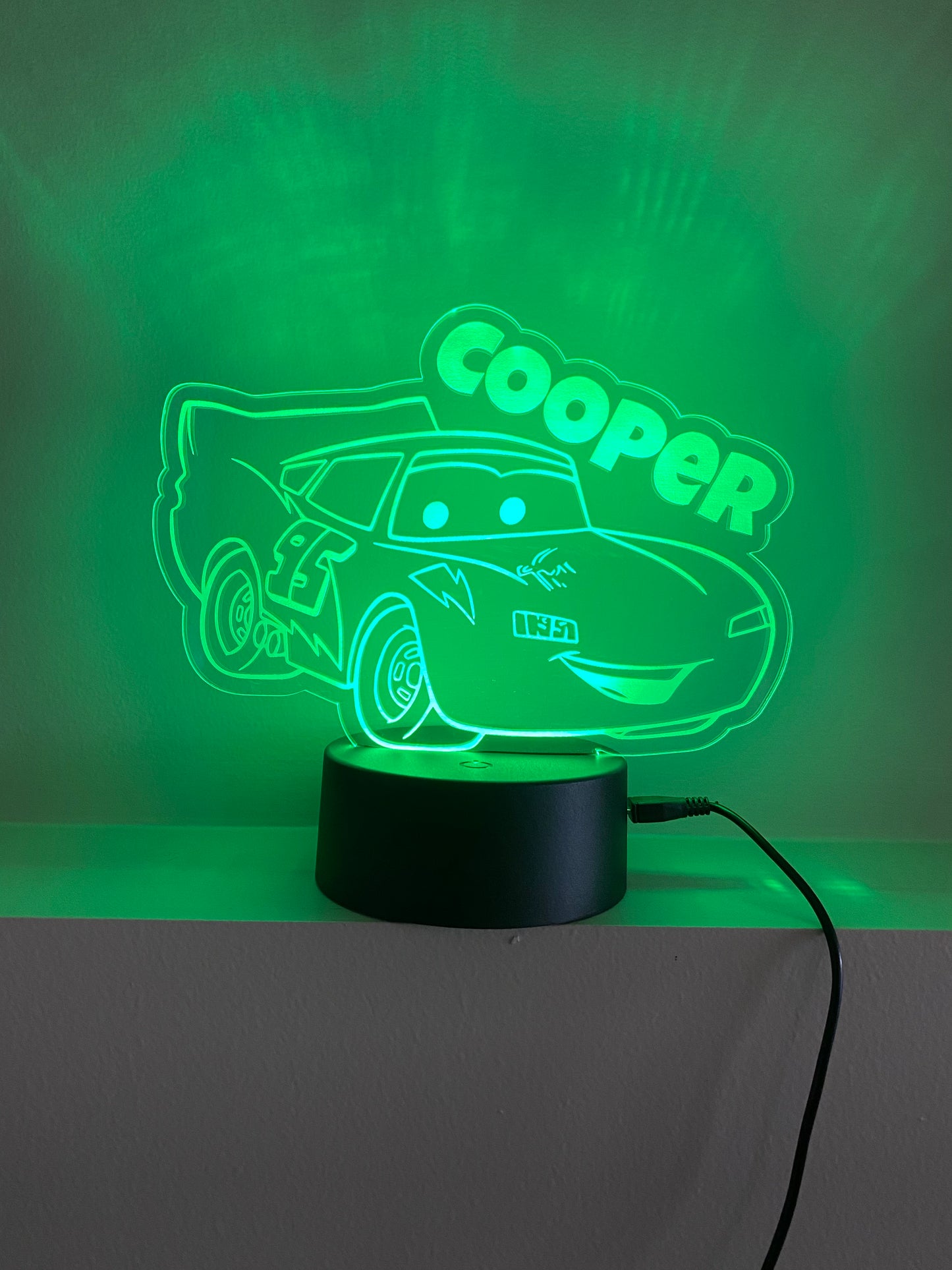 Personalised Custom Cut Out Colour Changing Night Lights