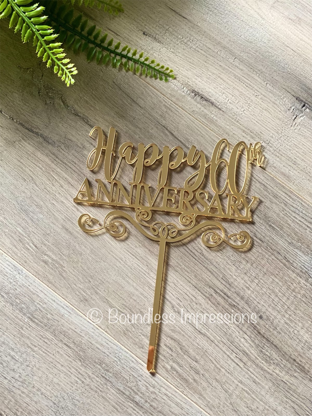 Custom Acrylic Cake Toppers