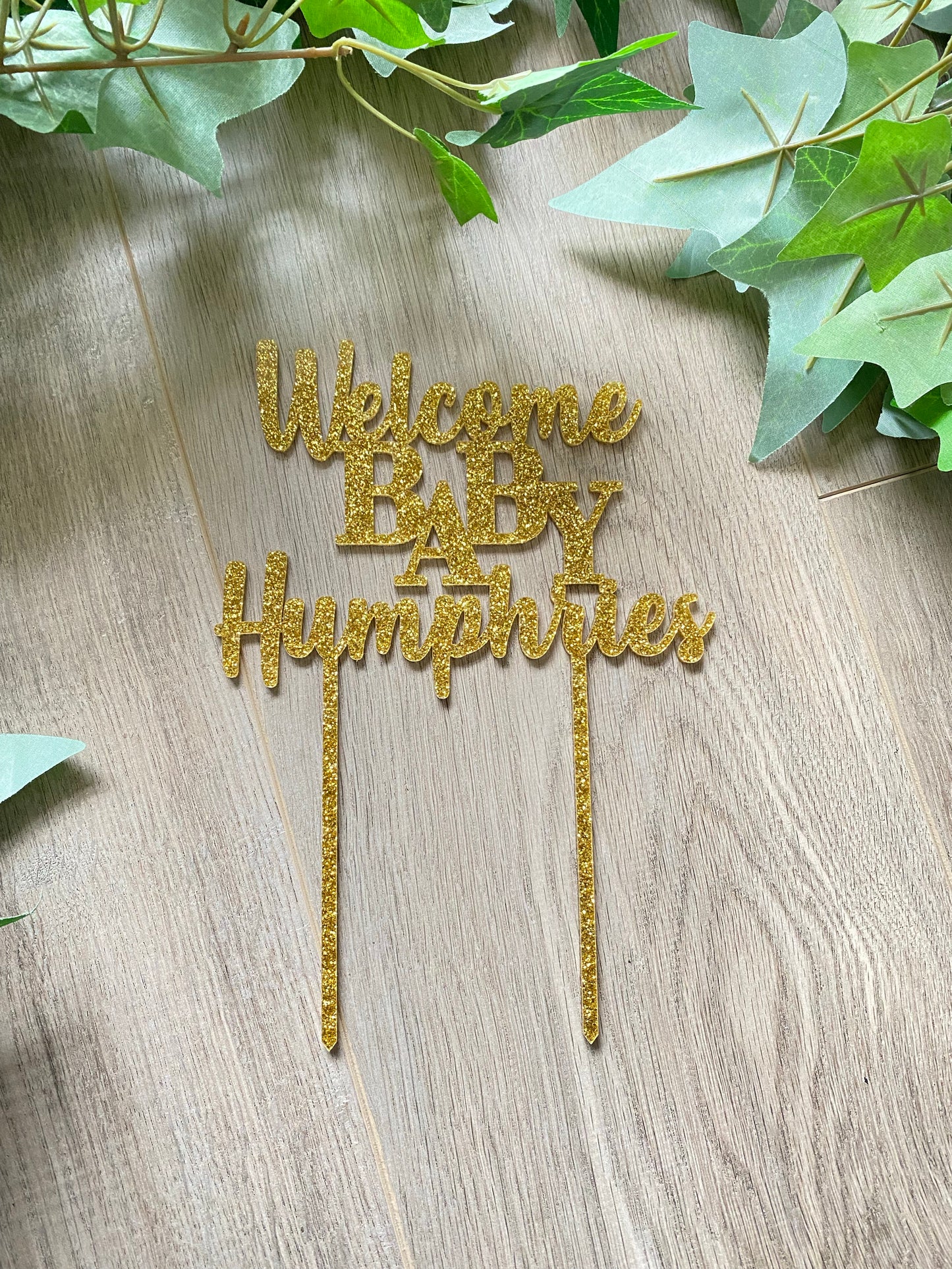 Custom Acrylic Cake Toppers