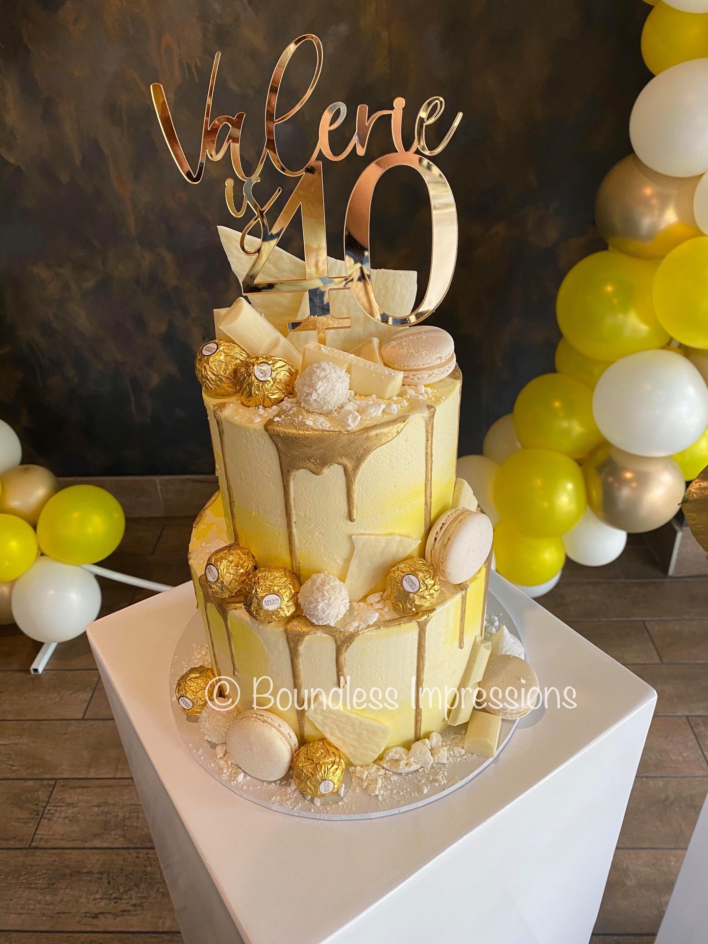 Custom Acrylic Cake Toppers