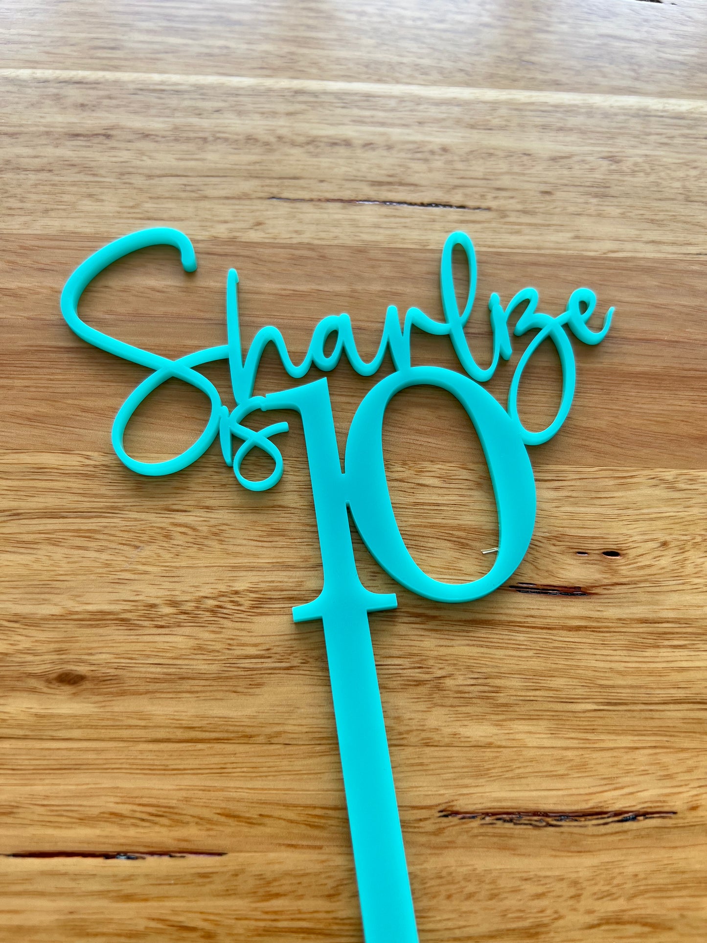 Custom Acrylic Cake Toppers
