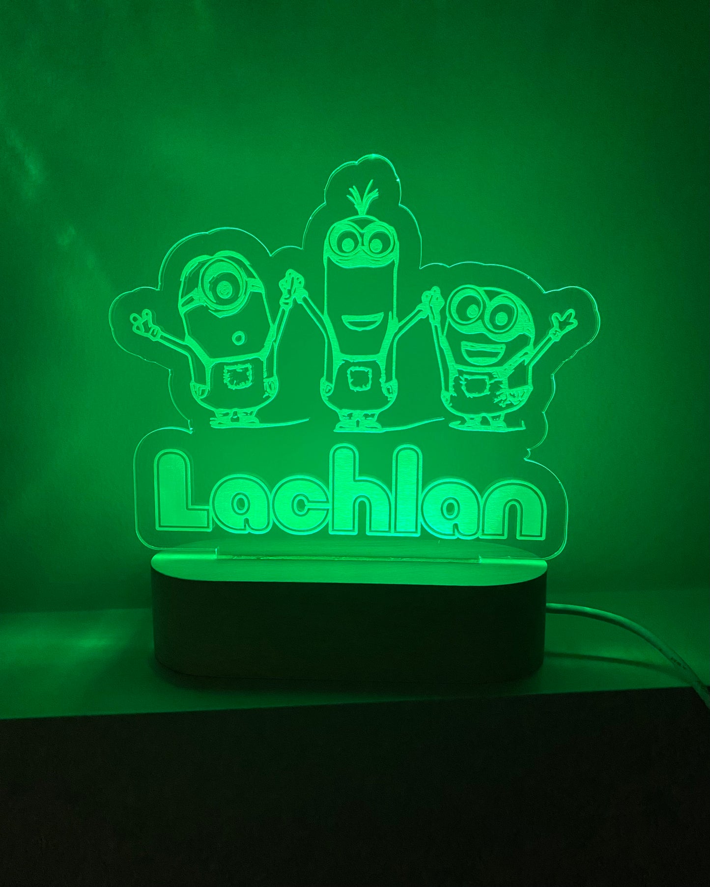 Personalised Character/Shape Night Light