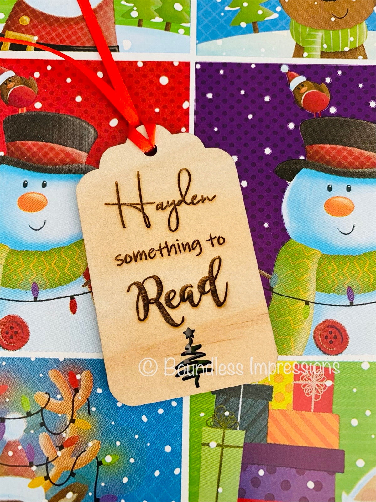 Personalised Christmas Gift Tag Set