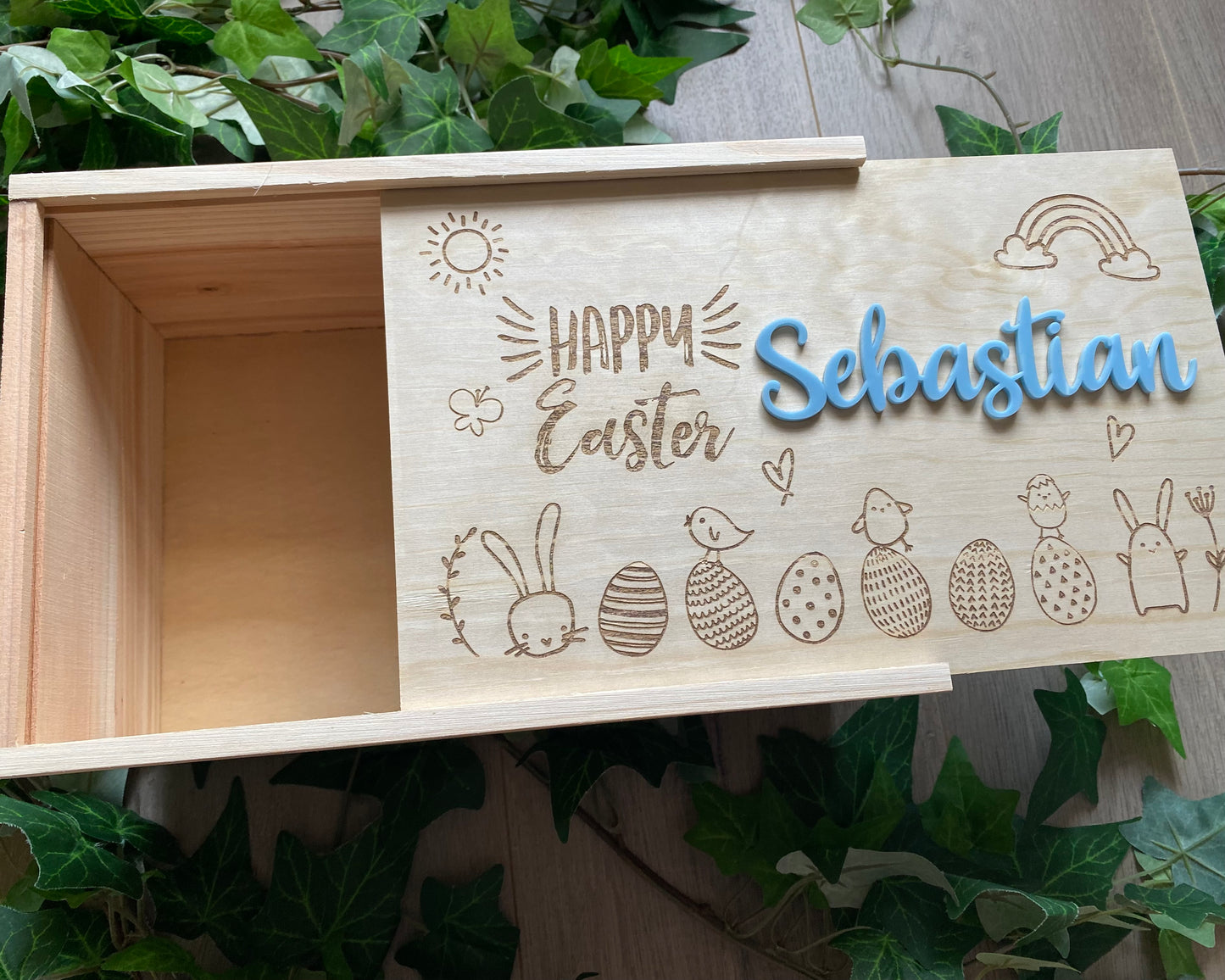 Personalised Timber Easter Boxes