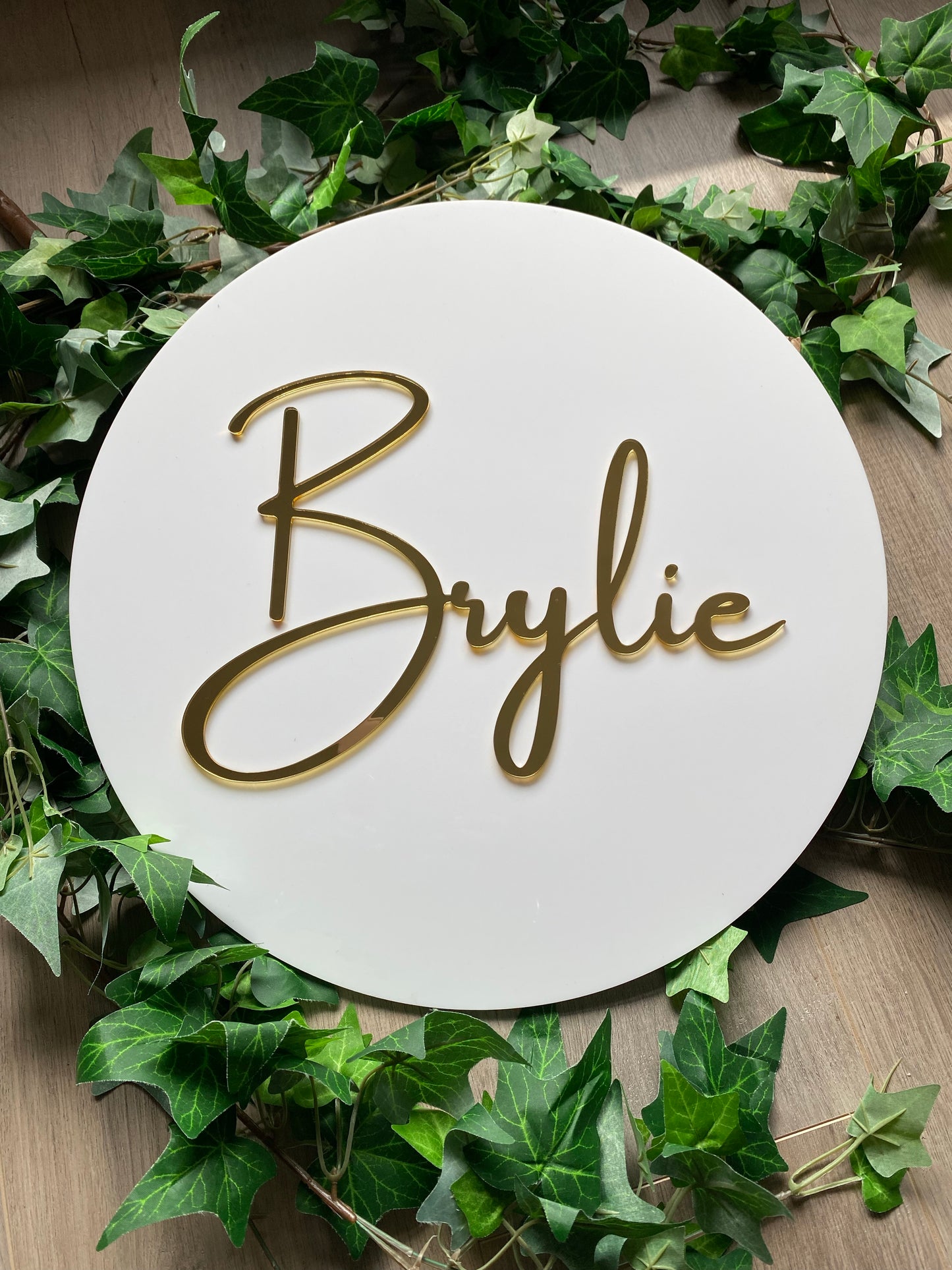 Round Acrylic Sign/Plaque