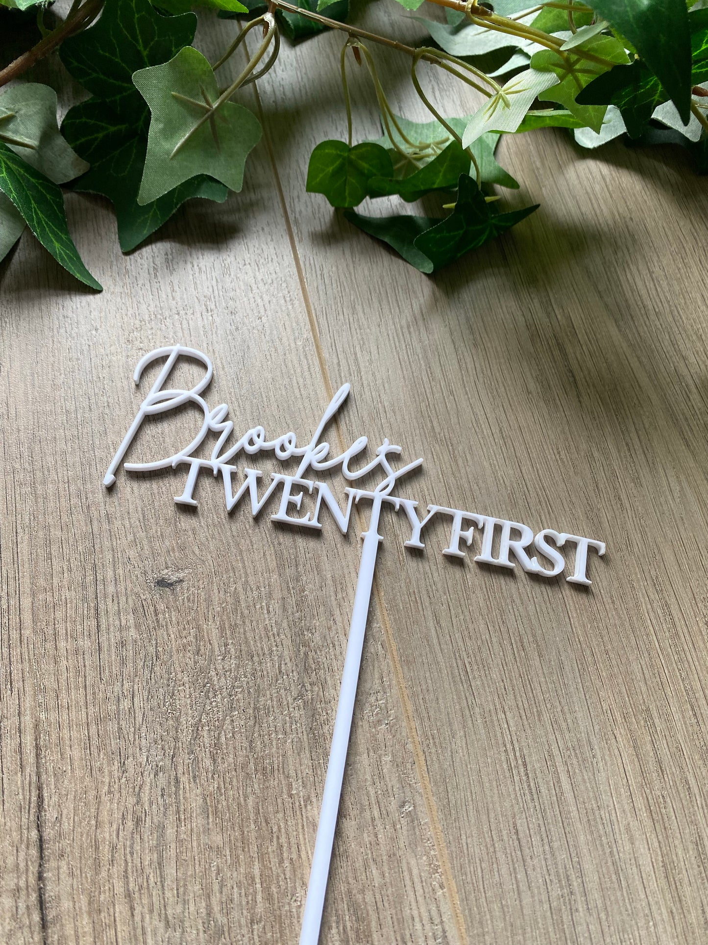 Custom Acrylic Cake Toppers