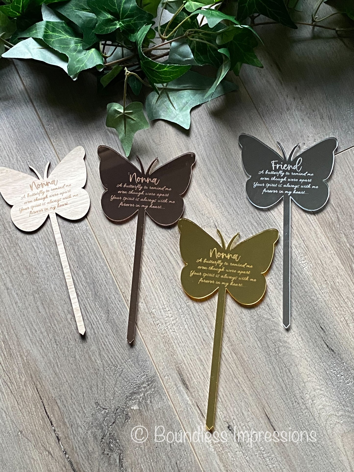 Memorial Butterfly Garden/Plant Stake